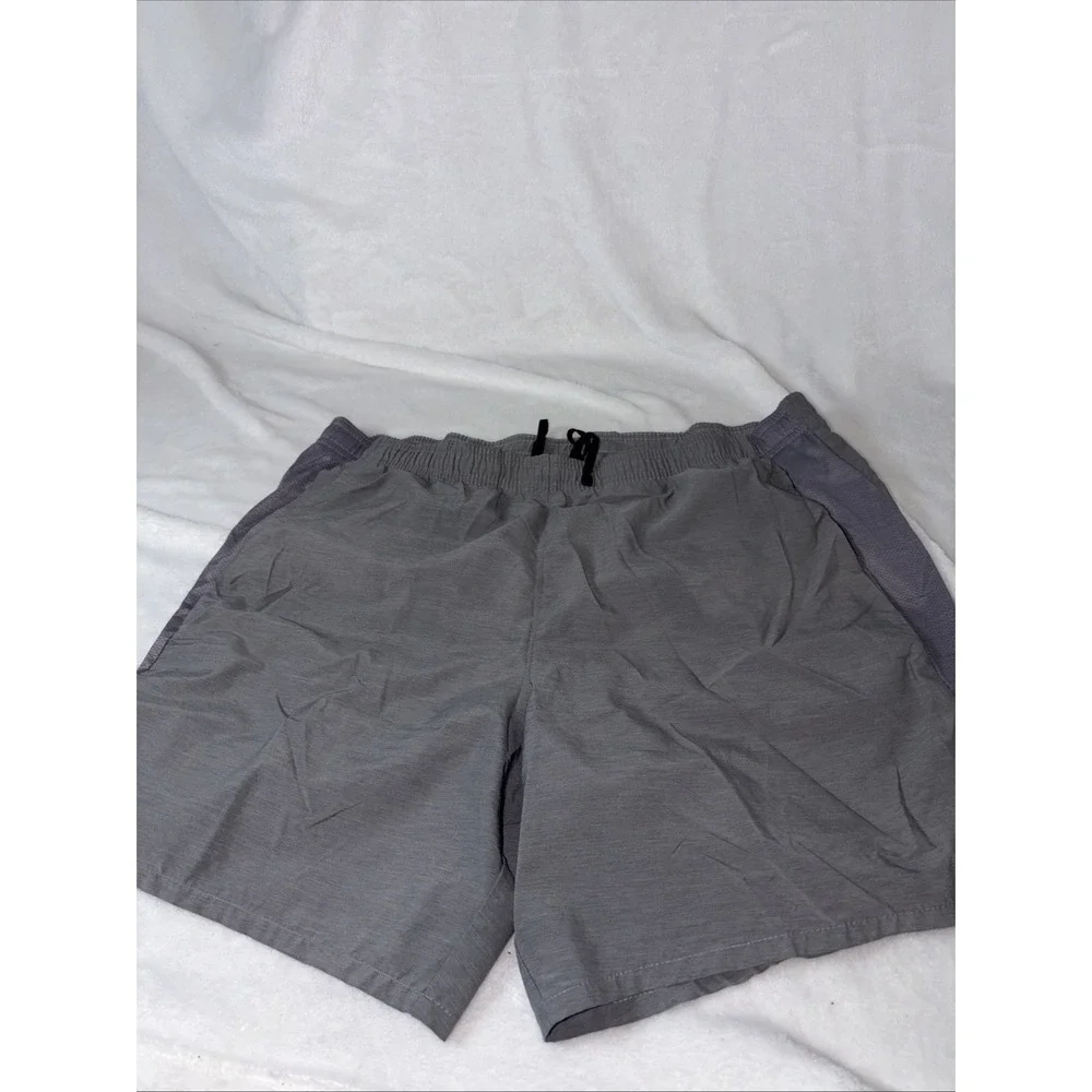 Nike men's Dri-FIT running shorts Large Brief Liner Sweat Wicking Breathable EUC